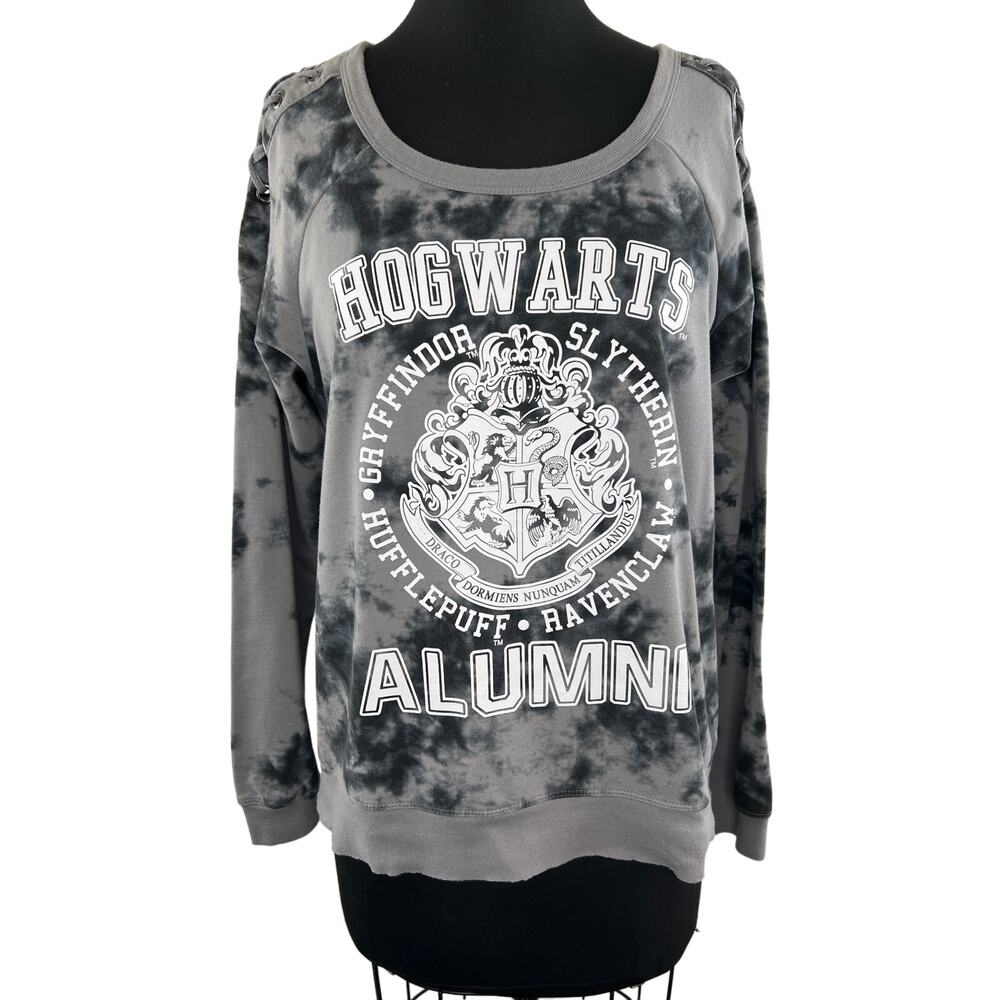 HARRY POTTER Hogwarts Alumni Long Sleeve Pullover Sweatshirt Sz XL Warner Bros.